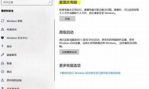 重置系统桌面文件-电脑系统文件点了咋重置